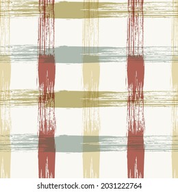 Vector intersecting lines kilt pattern. Two Color Gingham Design