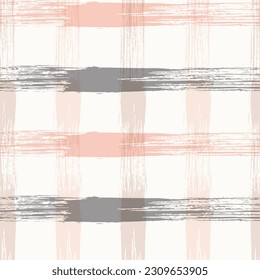 Vector intersecting lines kilt pattern. Tartan plaid pattern in purple, green, and white for flannel shirt or other modern fashion clothing design.