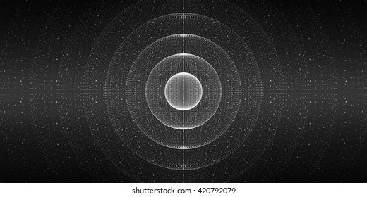 Vector interstellar space background.Cosmic galaxy illustration.Background with nebula, stardust and bright shining stars.Vector Illustration for party flyers,artwork, brochures, posters.