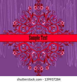 Vector Invitation Bight Card. Useful for packaging, invitations, decoration, bag template, cover,  etc