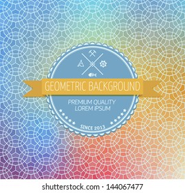 Vector invitation card. Abstract geometric background. Elegant background for cards and invitations.