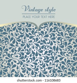 Vector invitation card design for greeting card.