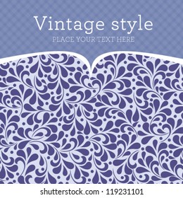 Vector invitation card design for greeting card.