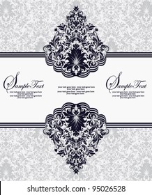 vector invitation card illustration
