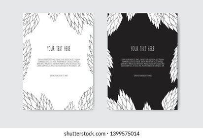 Vector invitation with floral elements. Luxury ornament template. greeting card, invitation design background.