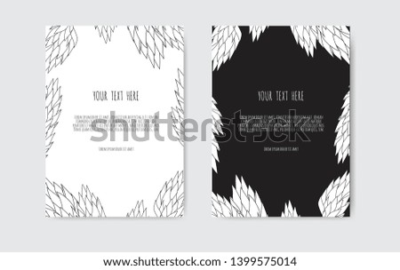 Vector invitation with floral elements. Luxury ornament template. greeting card, invitation design background.