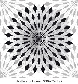 plantilla de invitación vectorial con ornamentos abstractos
