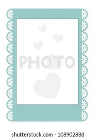 Vector invitation to the wedding isolated on white background. Eps 10