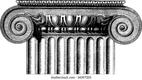 Vector Ionic Column