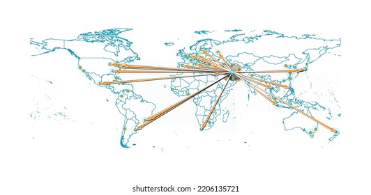 Vector Iran concept map, export concept map for Iran on white background suitable for export concepts. File is suitable for digital editing and size prints of all sizes.