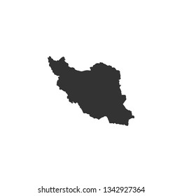 Vector Iran map 