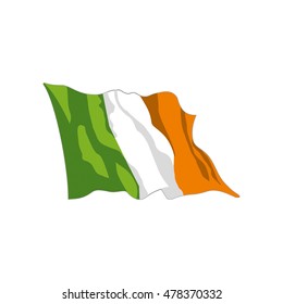 vector ireland flag symbol state