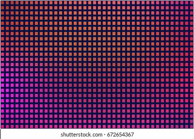 Vector iridescent background. Abstract backdrop in bright orange, yellow, pink. Pearlescent texture wallpaper. Geometric squares gradient color tiles. Applicable for websites, posters, covers, banners