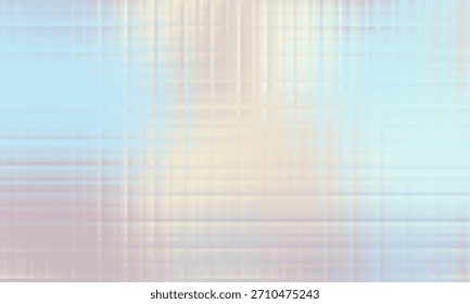 Patrón de Vector de textura de fondo de vaporonda de lámina de cromo holográfico de plata iridiscente de Vector. Efecto de prisma de arco iris pastel perlado de moda. Refracción acanalada del vidrio de privacidad