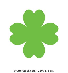 Vector irish shamrock leaves background for happy st. patrick s day.