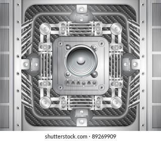 vector iron background