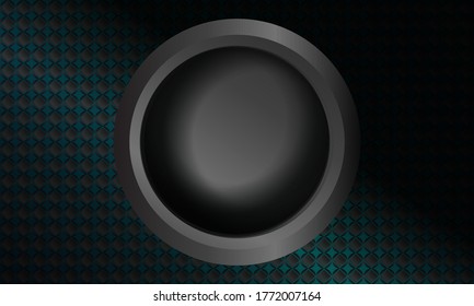Vector iron background with a round concept is great for wallpapers, home wall decorations, or the walls of your yard and you can add photos inside the plate