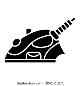Vector Iron Glyph Icon Design
