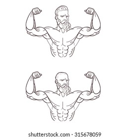 Vector iron man very