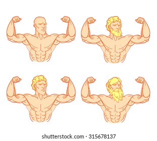 Vector iron man very