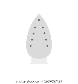 vector iron on white background