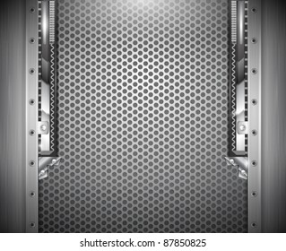 vector iron template