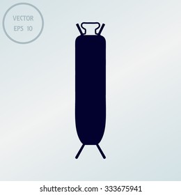 Vector ironing board 