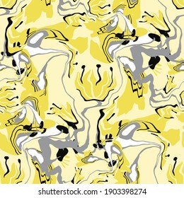 Vector irregular abstract artistic seamless pattern background.