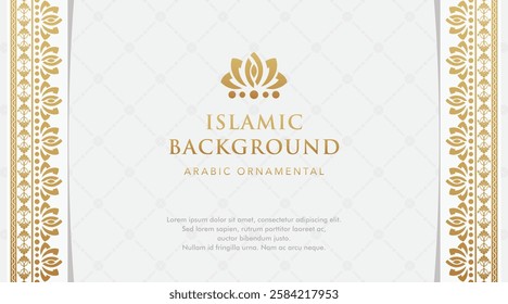 Vector Islamic Background Design Template