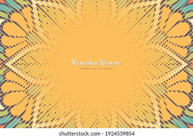 Vector islamic background with mandala