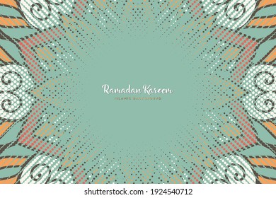 Vector islamic background with mandala