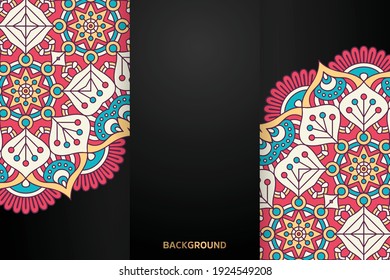 Vector islamic background with mandala