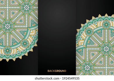 Vector islamic background with mandala