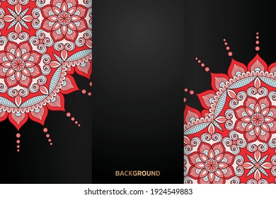 Vector islamic background with mandala