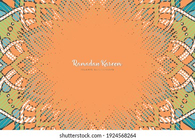 Vector islamic background with mandala