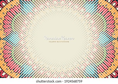 Vector islamic background with mandala