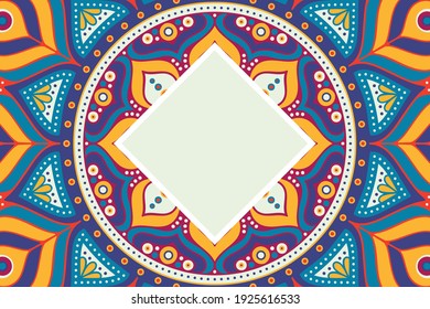 Vector islamic background with mandala