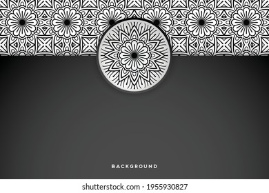 Vector islamic background with mandala