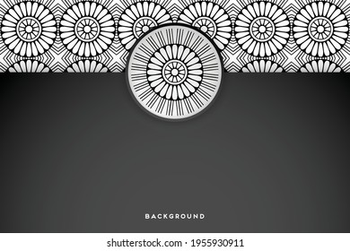 Vector islamic background with mandala