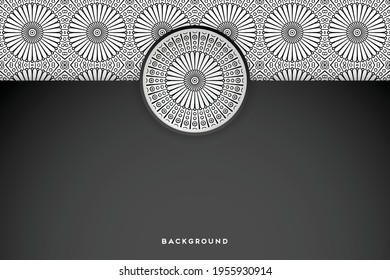 Vector islamic background with mandala