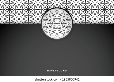 Vector islamic background with mandala