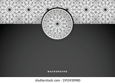 Vector islamic background with mandala