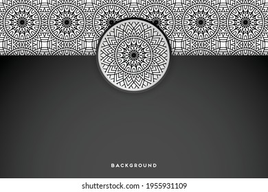 Vector islamic background with mandala