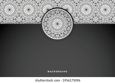 Vector islamic background with mandala
