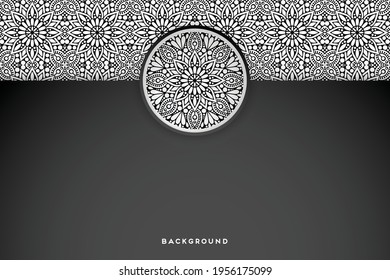 Vector islamic background with mandala