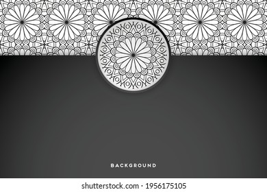 Vector islamic background with mandala