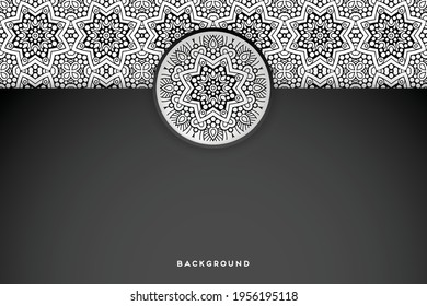 Vector islamic background with mandala