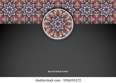 Vector islamic background with mandala
