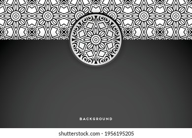 Vector islamic background with mandala