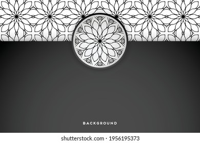 Vector islamic background with mandala